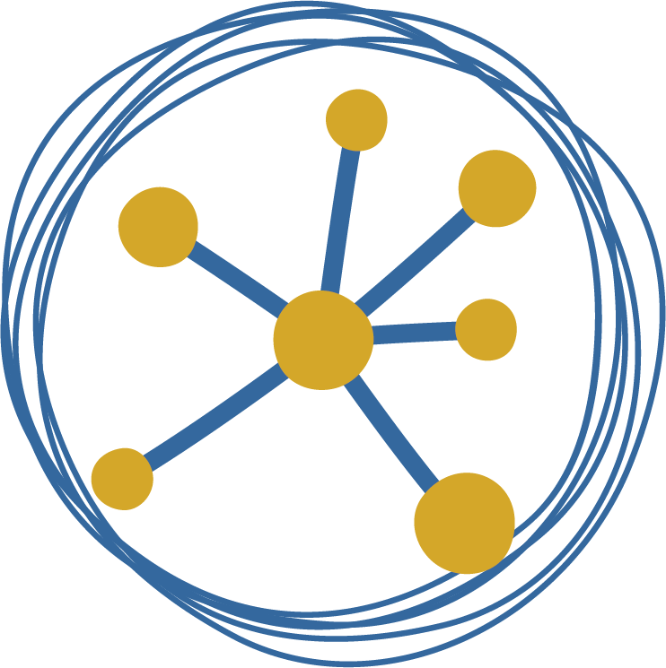 Icon representing Ecosystem method within Design Thinking